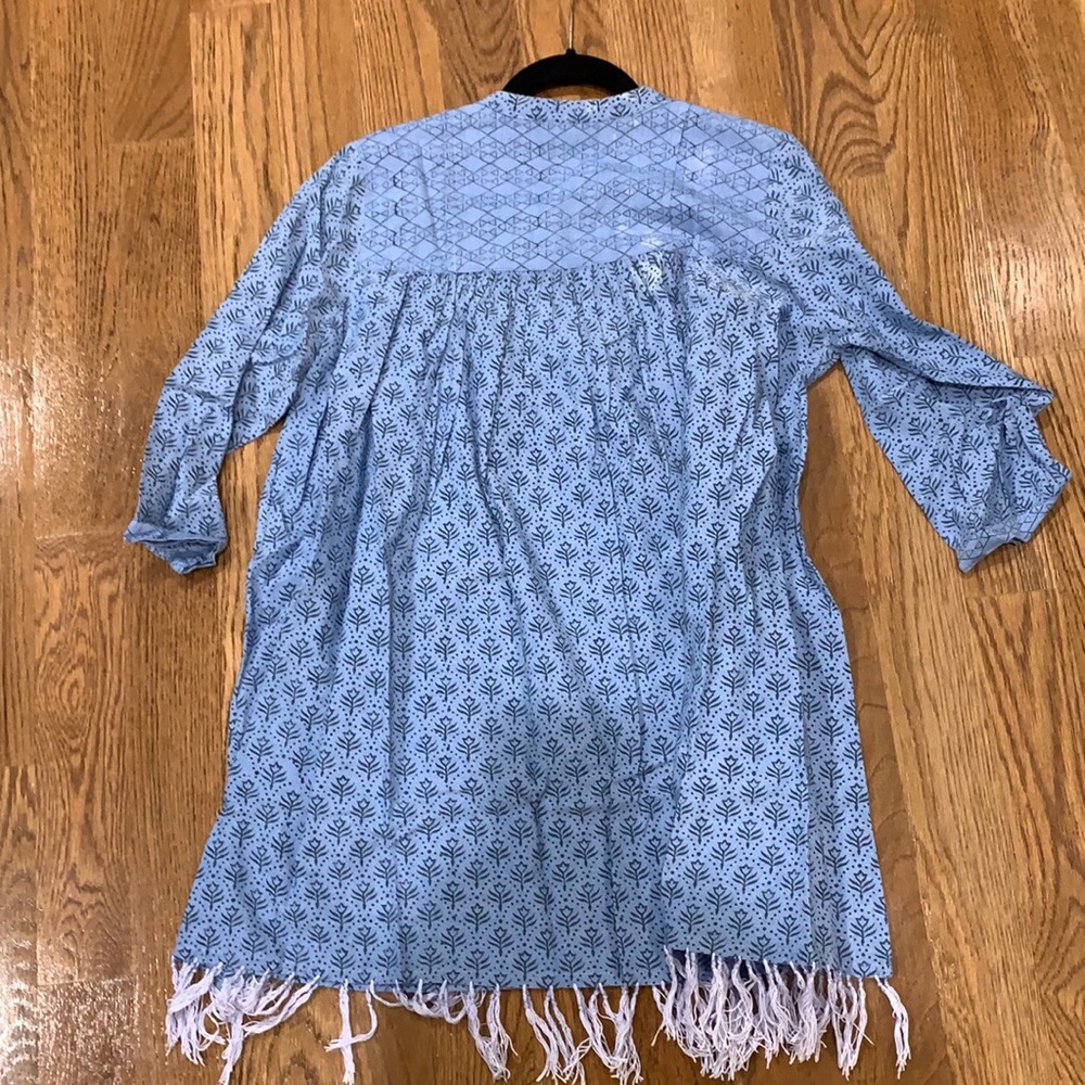 Roberta Roller Rabbit Blue Boho Dress - Picture 5 of 6